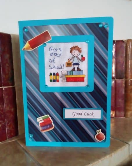 First Day at School Card, Starting School Card – Blue - product image 2
