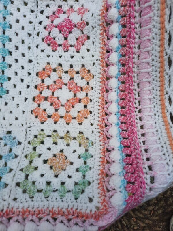 Granny’s Offset Square Baby Blanket - product image 3