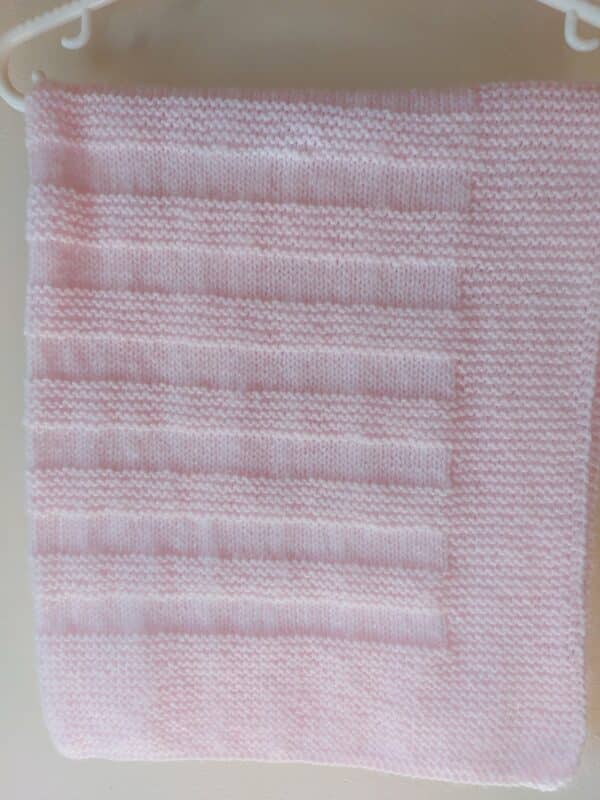 Hand Knitted Baby Blanket - main product image