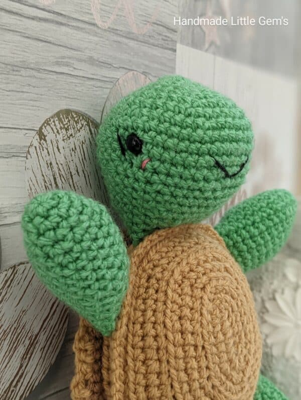 Handmade Crochet Sea Turtle - main product image