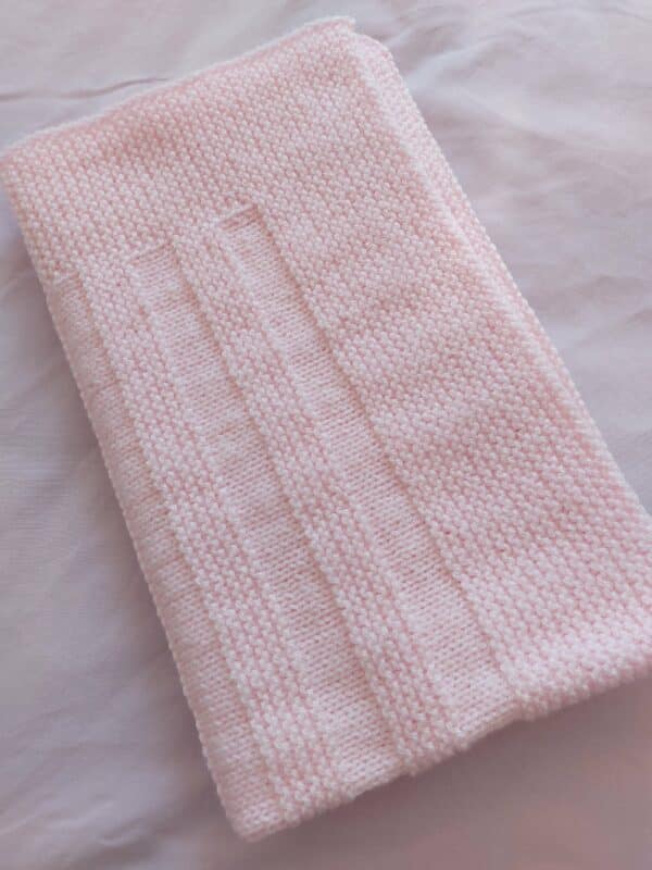 Hand Knitted Baby Blanket - product image 2