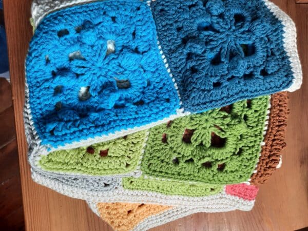 Cotton Coloured Baby Squares - product image 2