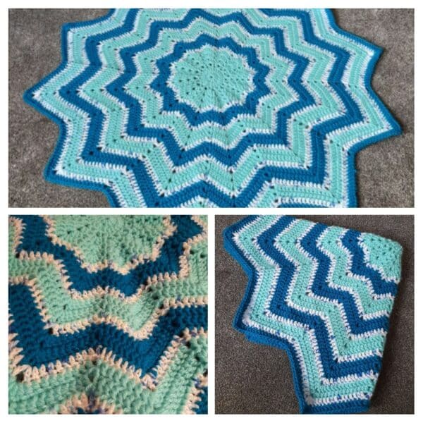 Crocheted blanket - main product image