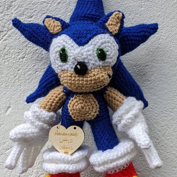 Crochet Inspired Sonic the Hedgehog - main product image