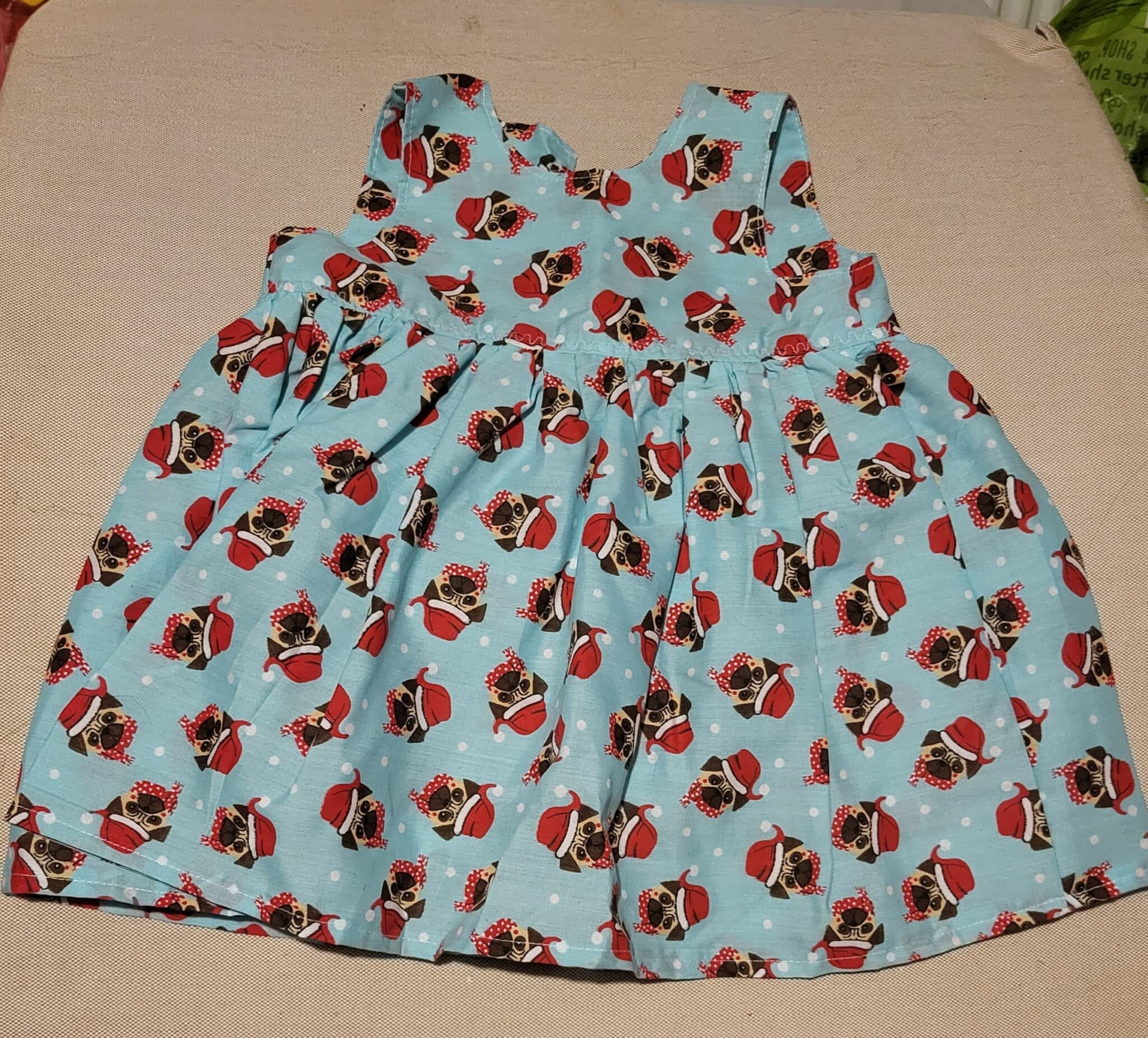 Christmas pug dress Age 1 - main product image