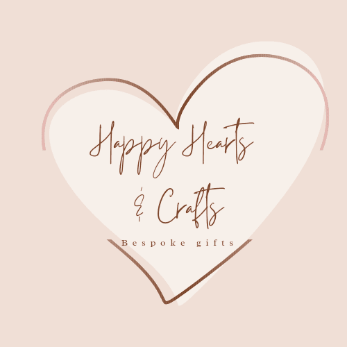 Happy hearts and crafts shop logo