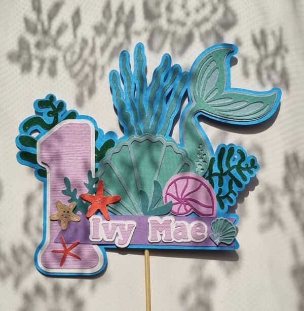 Mermaid/under the sea cake topper - product image 5