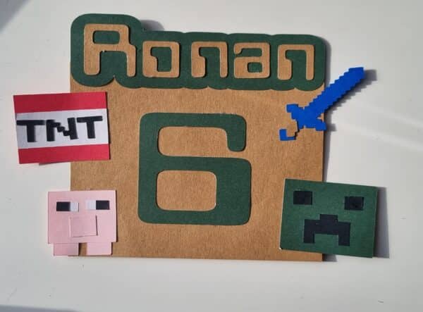 Minecraft cake topper - product image 3