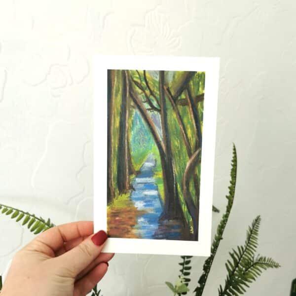Soft Pastel Forest Art Print - product image 2