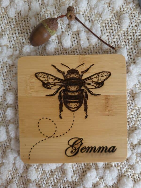 Bamboo Bee Coaster X 2 - main product image