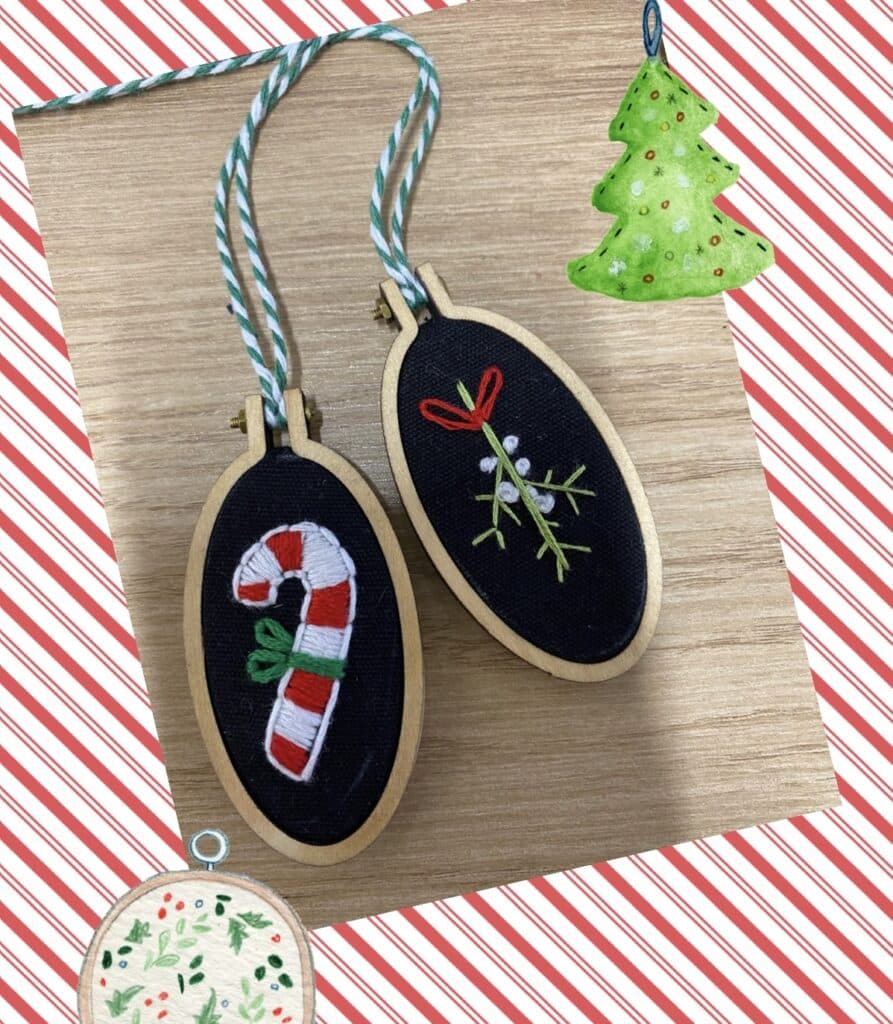 Embroidered Hanging Decorations