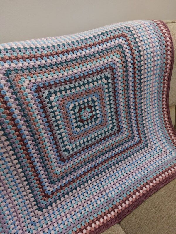 Crocheted Cot Blanket/ Lapghan - product image 3