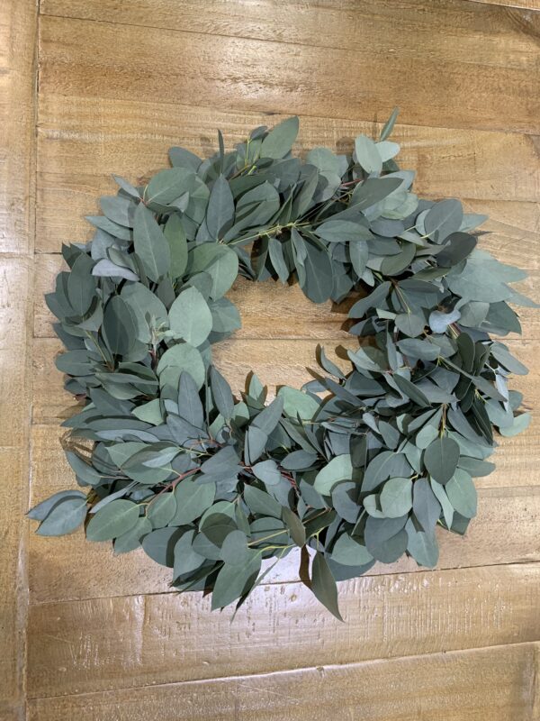 Fresh eucalyptus wreath - main product image