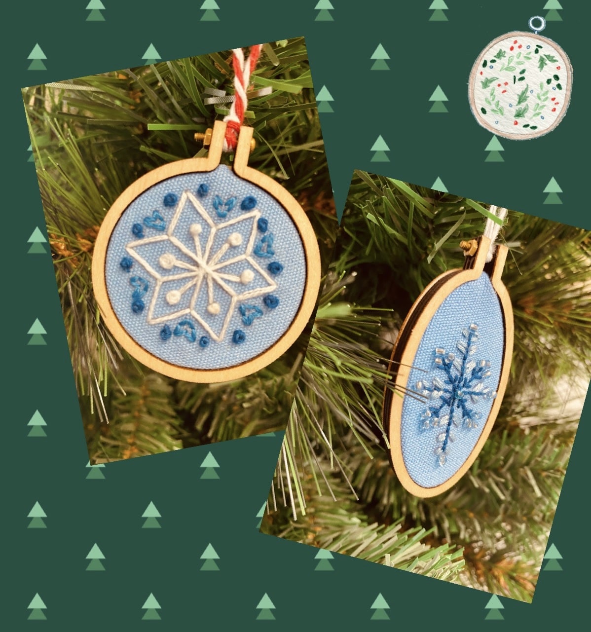 Embroidered Hanging Decoration Set - main product image
