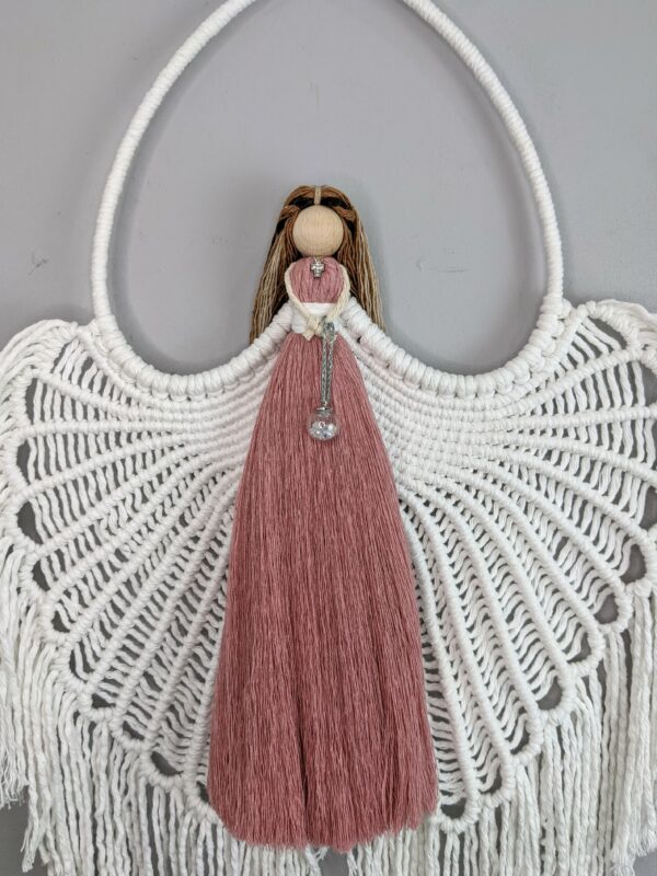 Macrame Angel wings/ Macramé/ Guardian Angel/ wall hanging/ wall decor/ Angel wings/ religious - product image 3