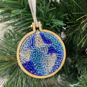 Embroidered Hanging Decoration - Beaded