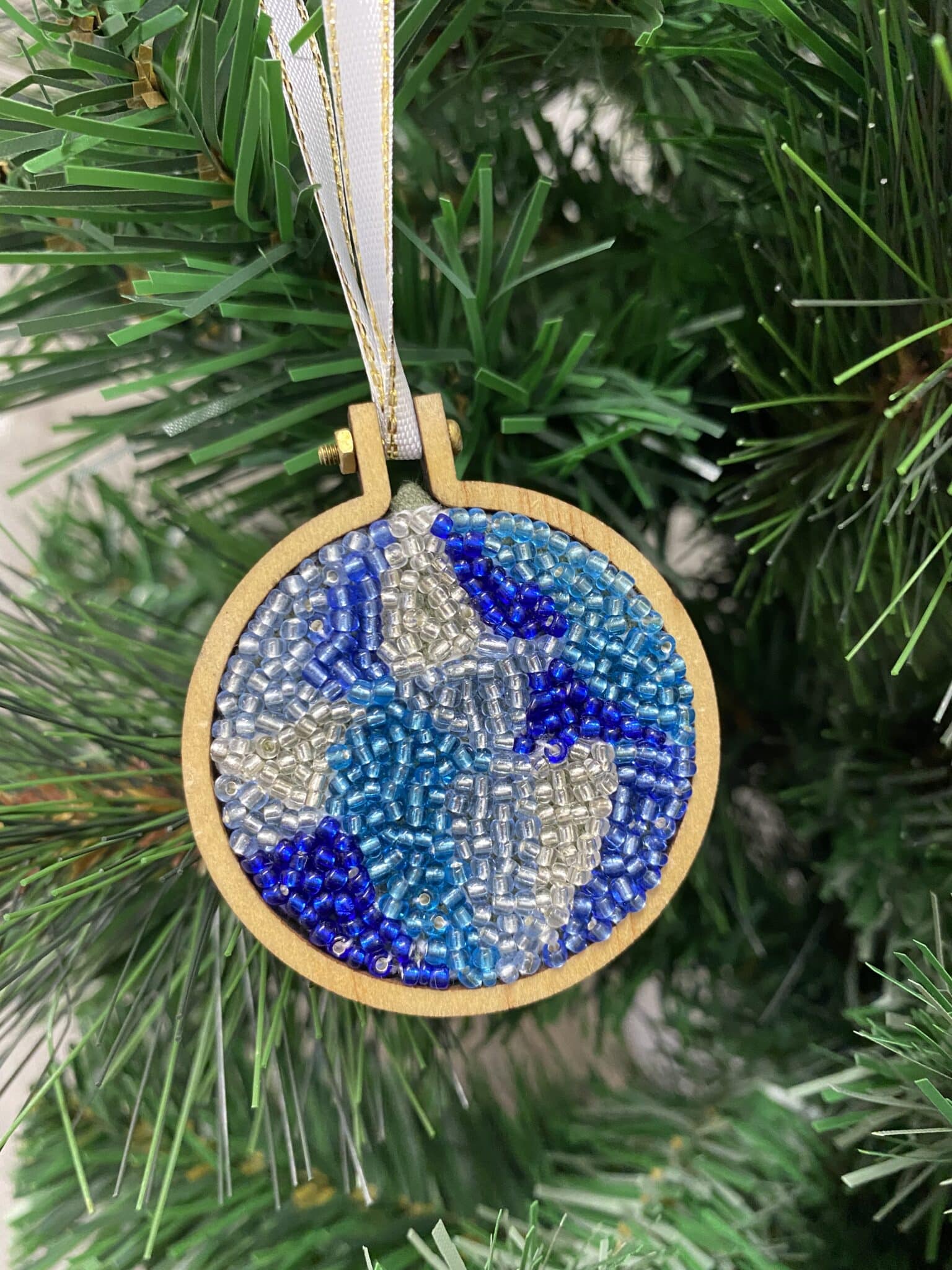Embroidered Hanging Decoration – Beaded - main product image