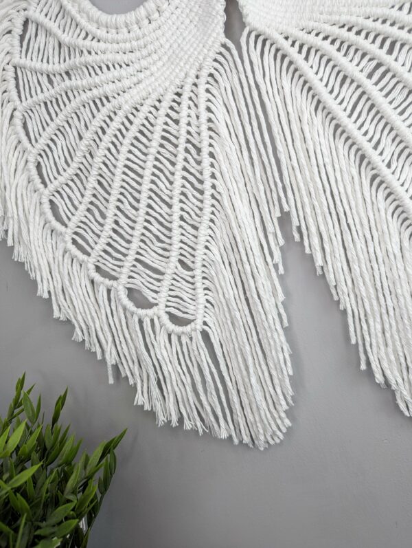 Macrame Angel wings, Macramé, Guardian Angel, wall hanging, wall decor, Angel wings, religious - product image 3