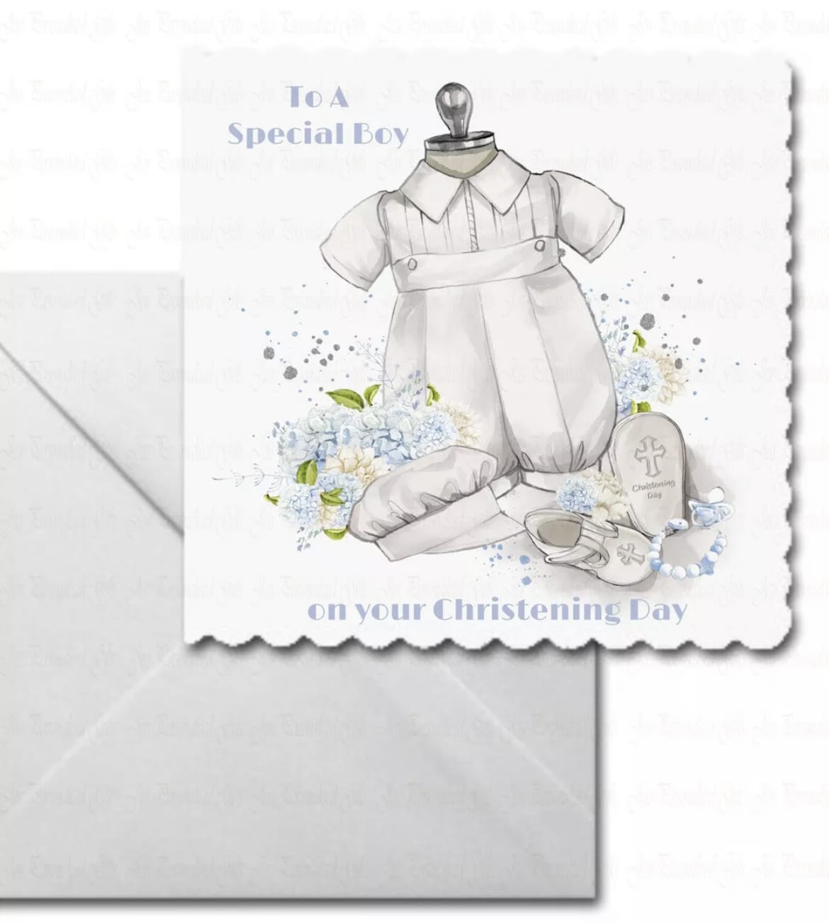 Boys Christening Card - main product image