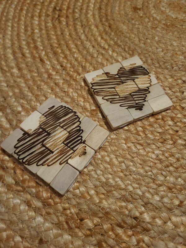 Driftwood Heart Coaster - product image 3