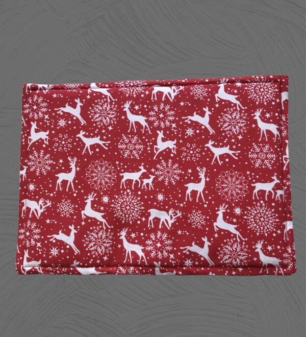 Red reindeer table setting - product image 2