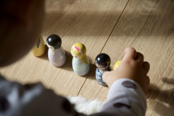 LING WOODEN PEG DOLL WITH LINEN BAG - product image 5