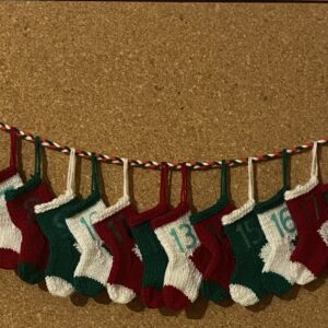 24 day advent calendar stocking