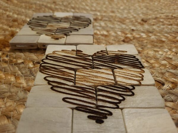 Driftwood Heart Coaster - product image 2