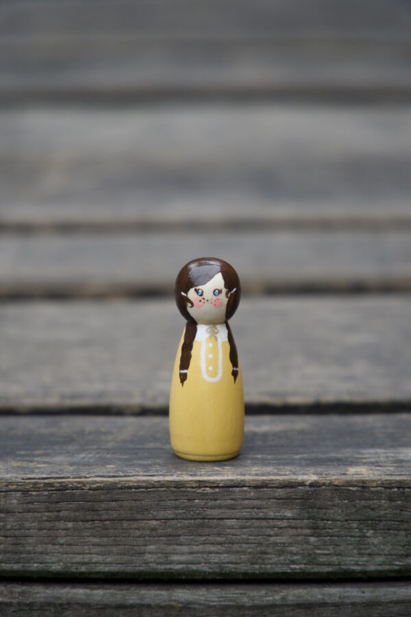 SOPHIE WOODEN PEG DOLL - main product image