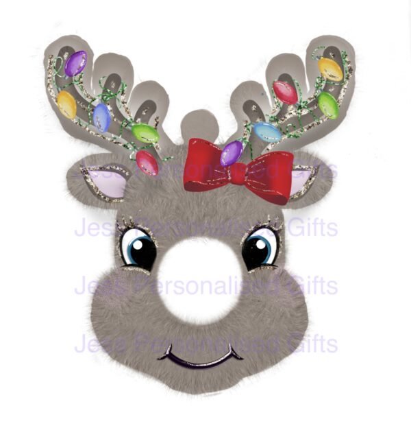 Glitter Reindeer Chocolate Holder. Christmas Tree Decoration.. - product image 2