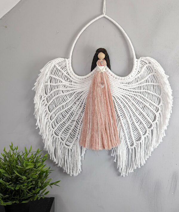 Macrame Angel wings/ Macramé/ Guardian Angel/ wall hanging/ wall decor/ Angel wings/ religious/ - product image 3