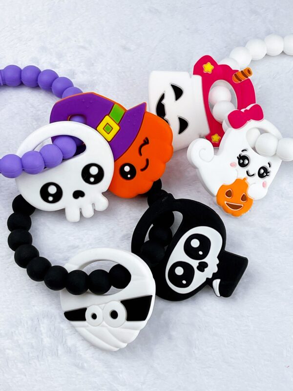 Spooky Halloween Character Teething Ring - main product image