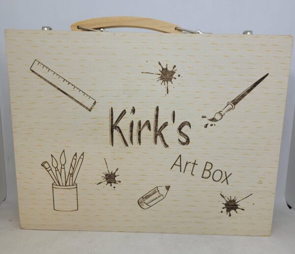 Personalised Art Set in Wooden Case - product image 2