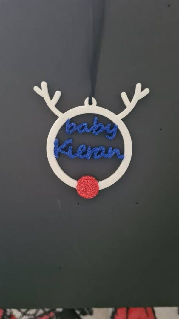 Personalised Reindeer decoration - product image 5