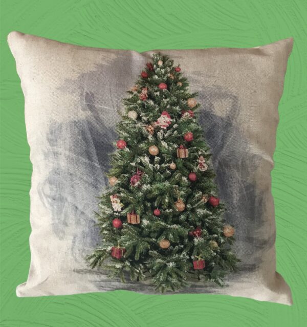 Christmas Tree Cushion Cover - main product image