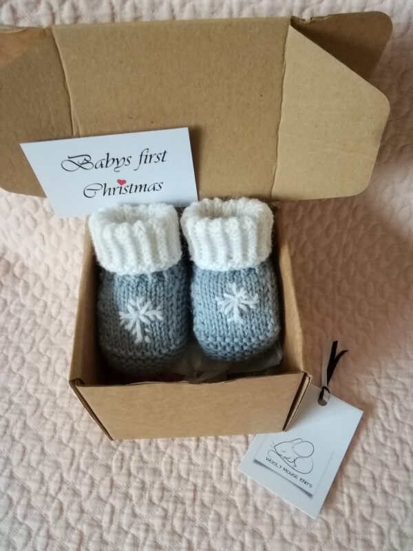 Premium snowflake booties - product image 2