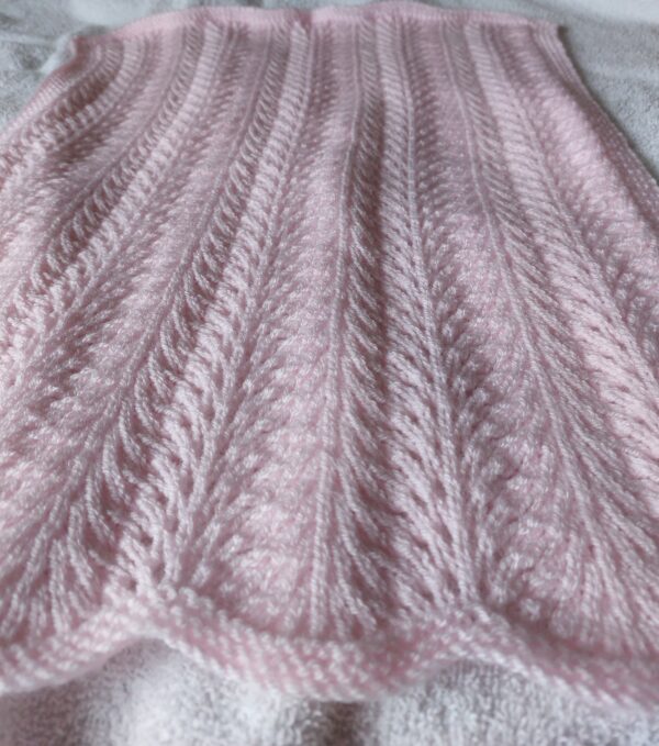 Hand Knitted Pram Blanket - main product image