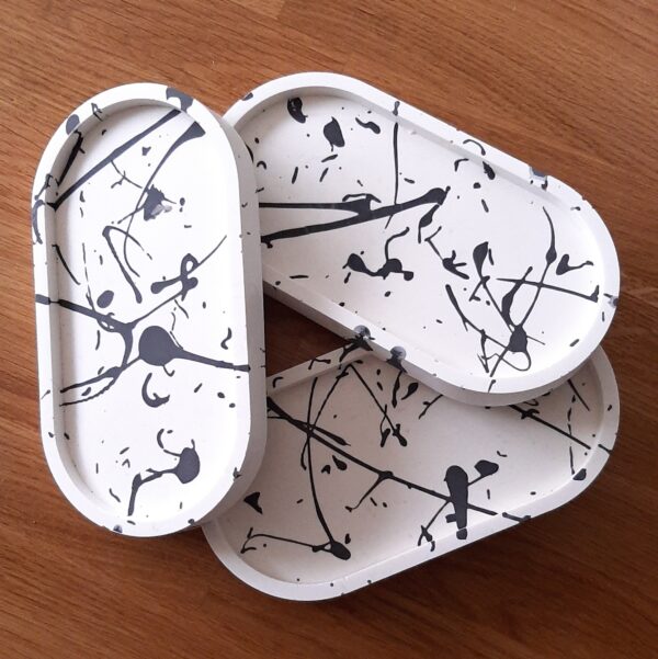 Eco Resin, Jesmonite Splatter Trinket Tray - product image 2