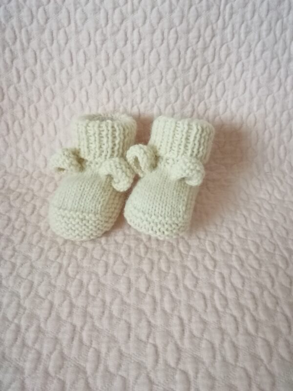 Hand knitted bear booties - product image 2