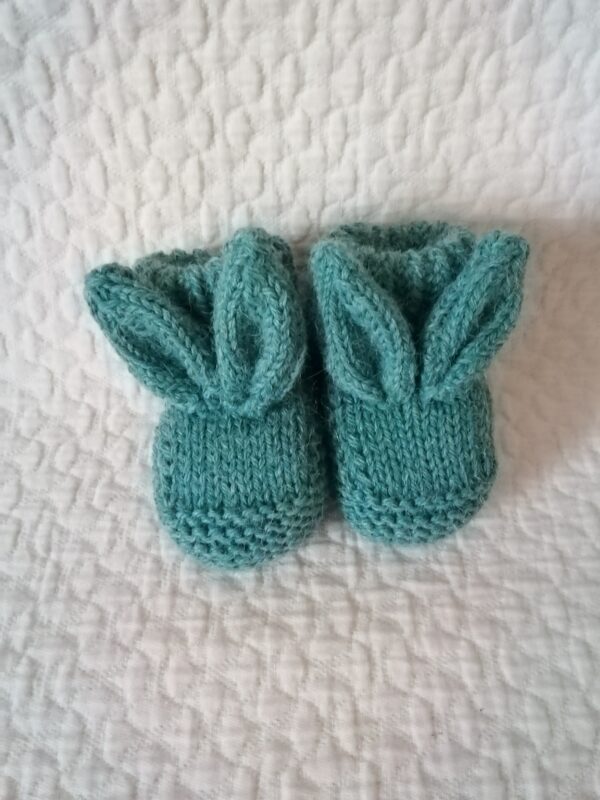 Premium hand knitted bunny rabbit booties - product image 5