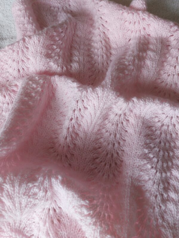 Hand Knitted Pram Blanket - product image 2