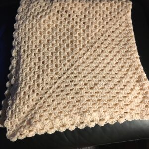 Cream Baby Blanket