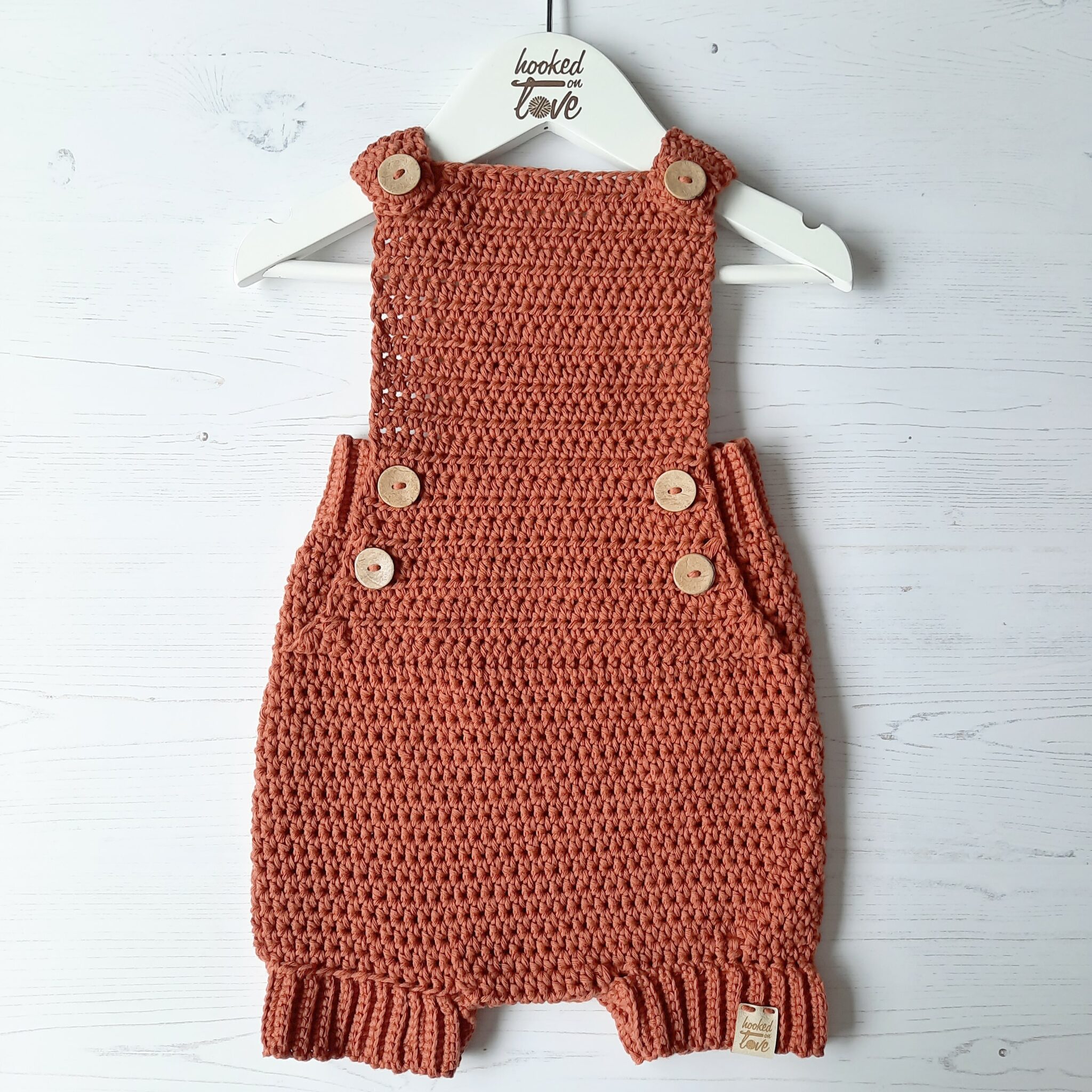 COCO – Cotton and Coconut Ribbed Romper 6-12 months - main product image