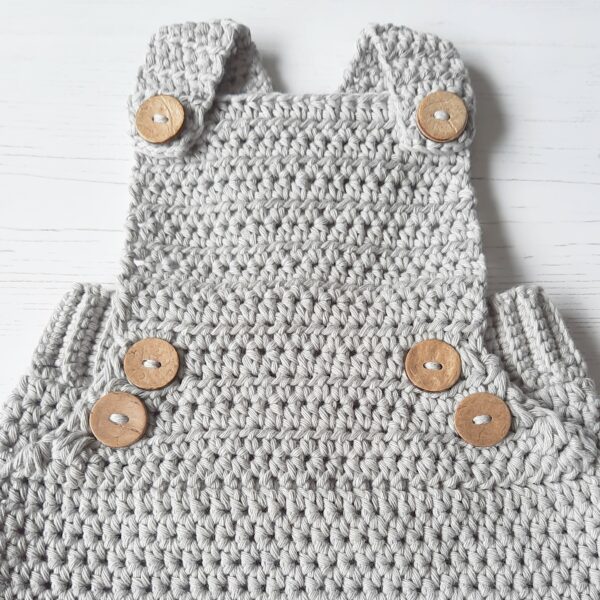 COCO – Cotton and Coconut Ribbed Romper 3-6 months - product image 2