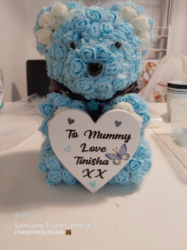 Valentines Rose Bear/ Valentines day gift/ mummy Valentines day Bear - product image 3