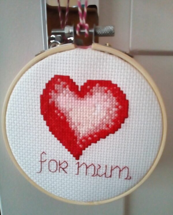 Mum Heart, Hanging Hoop, Love Mum, Mother’s Day - product image 2