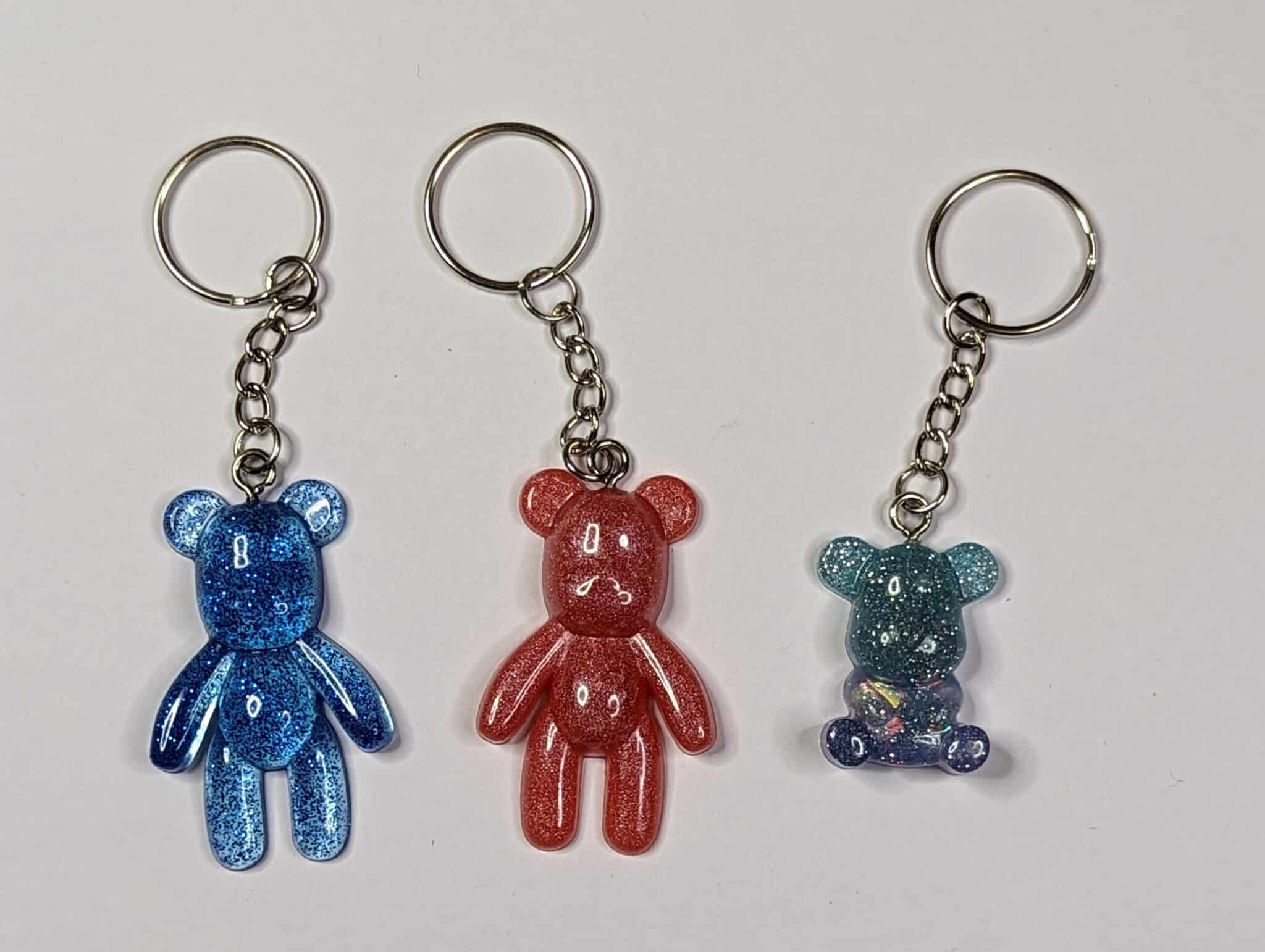 Resin Teddy Keyrings • Made By Mums