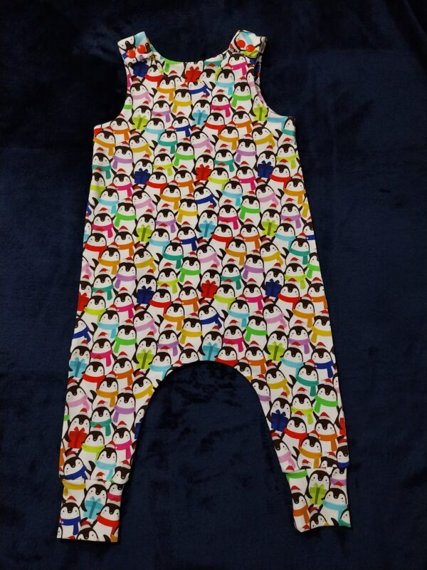 Penguin Romper – Ages 0-3mths to 12-18mths - main product image