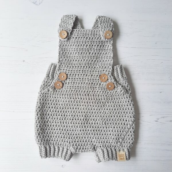 COCO – Cotton and Coconut Ribbed Romper 3-6 months - product image 3