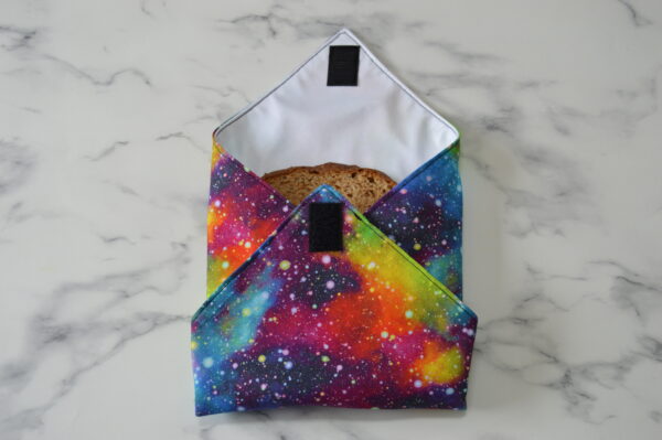 Space Themed Reusable Sandwich Wrap, Reusable Food Wrapping - main product image